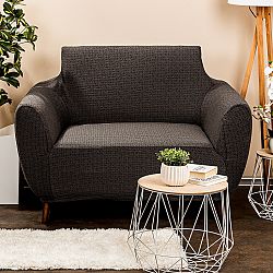 4Home Multielastický poťah na kreslo Comfort Plus hnedá, 70 - 110 cm, 70 - 110 cm