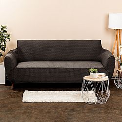 4Home Multielastický poťah na sedačku Comfort Plus hnedá, 180 x 220 cm, 180 - 220 cm