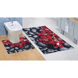 Bellatex Kúpeľňová predložka Orchidea 3D, 60 x 100 + 60 x 50 cm